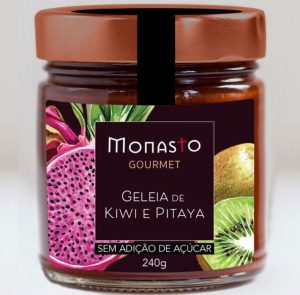 Geleia Kiwi e Pitaya - zero açúcar